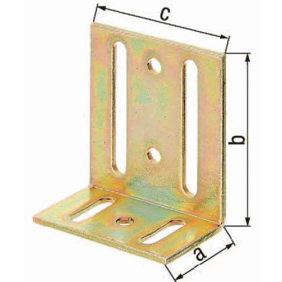 Verstellwinkel L.40 x 77mm B.65mm S.m STA roh verz. Verstellwinkel L.40 x 77mm B.65mm S.m STA roh verz.-Beschreibung lesen