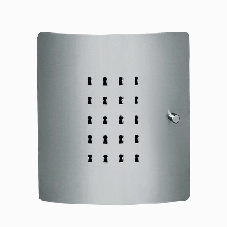 Schlüsselbox Slot H240xB210xT70mm VA Anz.Hak.10-Beschreibung lesen