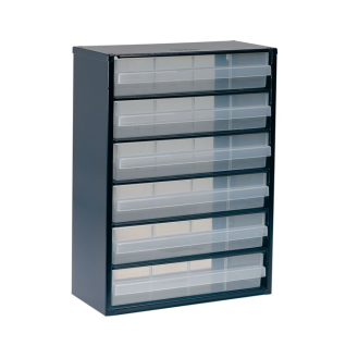 Kleinteilemagazin Stahlmagazin 906-03 B.306xT.150xH.417mm 6 Schubl.-Beschreibung lesen