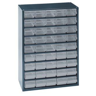 Kleinteilemagazin Stahlmagazin 945-00 B.306xT.150xH.417mm 45Schubl.-Beschreibung lesen
