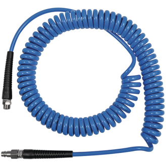 Spiralschlauchset ID 6,5mm AD 10mm L.6m Stecker DN 7,2 G 1/4 Zoll Rl.-Beschreibung lesen