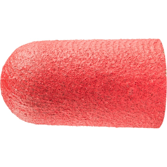 Schleifkappe D21xH40mm K.120 KEL-Rundkegel rot-Beschreibung lesen