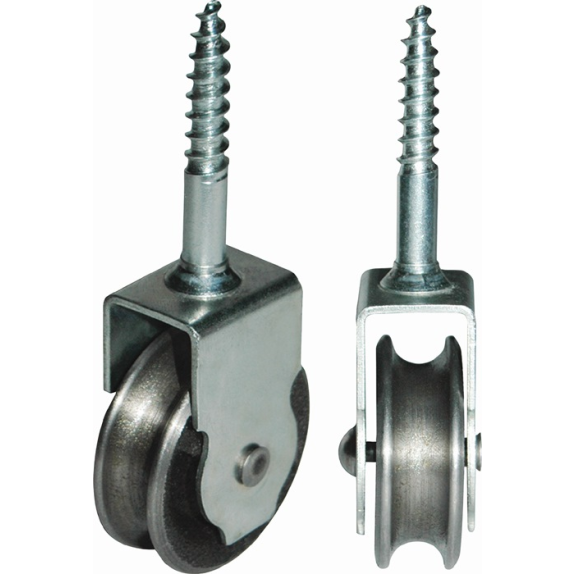 Vogelrolle 471 Grauguss D.40mm Trgf.max.18kg Ecrou 6mm-Leggi tutto