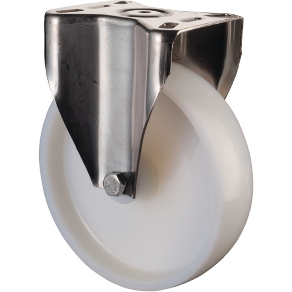 Bockrolle D.100mm Trgf.130kg Ku.Plte L95xB80mm-Beschreibung lesen