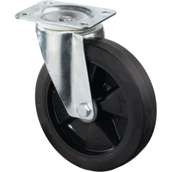 Lenkrolle D.125mm Trgf.150kg VG Plte L115xB85mm-Beschreibung lesen