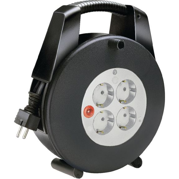 Kabelbox 15m H05VV-F 3x1,5 mm² 4 Schutzkon.steckd.Spezialku.-Beschreibung lesen