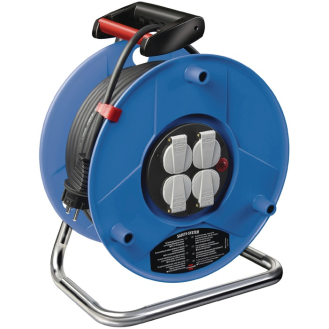 Kabeltrommel Garant 25m H05VV-F 3x1,5 mm² 240mm 4 Schutzkon.steckd.-Beschreibung lesen