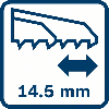 Akku-Säbelsäge GSA 12 V-14 Prof.12 V 3 Ah 14,5mm 0-3000min-¹