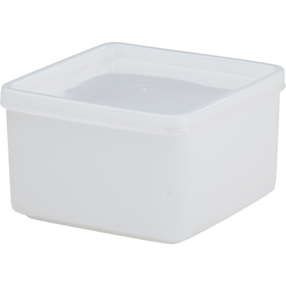 Dose 500 ml m.Stülpdeckel eck.nur L103xB103xH64mm-Beschreibung lesen