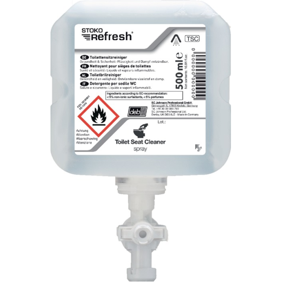 Toilettensitzreiniger Refresh Toilet Se Cleaner Spray (TSC) 0,5l Kartusche-Beschreibung lesen