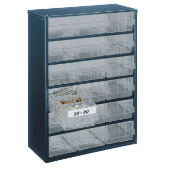 Kleinteilemagazin Stahlmagazin 918-02 B.306xT.150xH.417mm 18 Schubl.-Beschreibung lesen