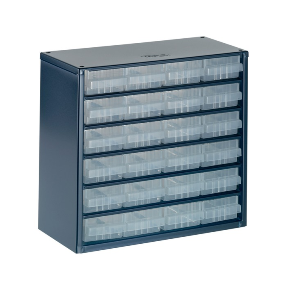 Kleinteilemagazin Stahlmagazin 624-01 B.306xT.150xH.28m 24 Schubl. Kleinteilemagazin Stahlmagazin 624-01 B.306xT.150xH.28m 24 Schubl.-Beschreibung lesen