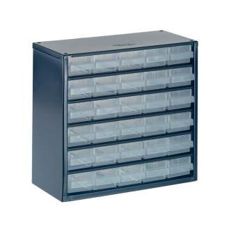 Kleinteilemagazin Stahlmagazin 630-00 B.306xT.150xH.28m 30 Schubl.-Beschreibung lesen