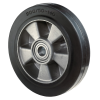 Erszrad D.125mm Trgf.180kg Gum.schwarz Achs-D.15mm Nabenl.40mm