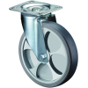 Lenkrolle D.125mm Trgf.120kg thermopl.Ku.Plte L104xB80mm