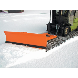 Schneeschieber f.Gabelstapler Kehr-B.2400mm 2-fach verstellb.gelborange-Beschreibung lesen