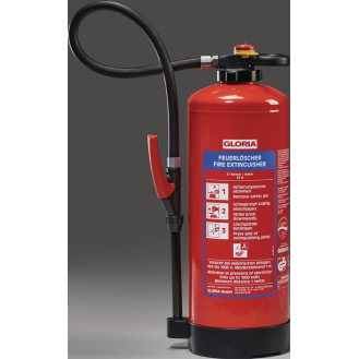 Wasserfeuerlöscher WKL 6 PRO 6l Aufladegerät Brandkl.21 A m.Wandh.-Beschreibung lesen