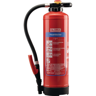 Wasserfeuerlöscher 6 kg aufladb.Brandkl.34 A m.Wandh.-Beschreibung lesen