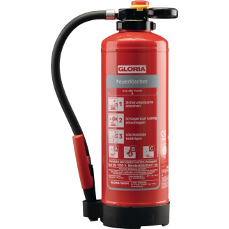 Auflade-Pulverfeuerlöscher 12kg aufladb.Brandkl.55 A 233 B C m.Wandh.-Beschreibung lesen