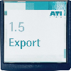 Tür-/Infoschild B149xH148,5mm Sichtfenster Acrylglas Rücken ABS blau