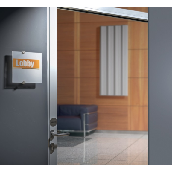 Panneau de porte/information L148xH105mm fenêtre de visualisation acrylique dos acrylique-Leer más