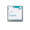 Tür-/Infoschild B149xH148,5mm Sichtfenster Acrylglas Rücken ABS graphit