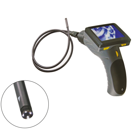 Foto-Video-Endoskop mit 3,5" LCD-Farbmonitor mit Kamerasonde Ø5,5x3000mm-Beschreibung lesen