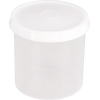 Dose 1000 ml m.Schraubdeckel rd.nur H126xD125mm