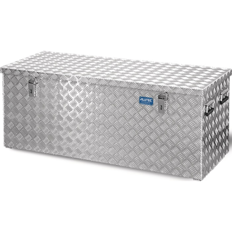 Transportbox Außen-L1272xB525xH520mm 312l Alu.Riffelblech ALUTEC-Beschreibung lesen