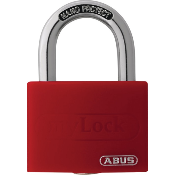 Zylindervorhangschloss T65AL/40 rot Lock-Tag Schlossk.-B.4m Alu.versch.-schl.-Beschreibung lesen