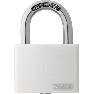 Zylindervorhangschloss T65AL/40 weiß Lock-Tag Schlossk.-B.4m Alu.versch.-schl.-Beschreibung lesen