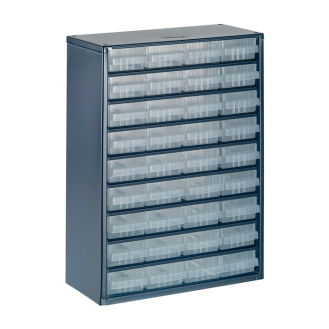 Kleinteilemagazin Stahlmagazin 936-01 B.306xT.150xH.417mm 36 Schubl.-Beschreibung lesen