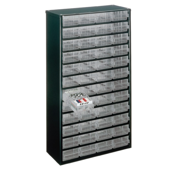 Kleinteilemagazin B306xT150xH552mm galvanisiertes Stahlbl.48 Schubl.PP-Beschreibung lesen