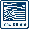 Stichsäge GST 90 E Prof.90mm Hub 26mm 650W