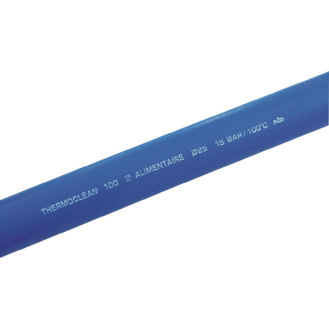 Reinigungsschlauch Thermoclean 100 ANTIMICROBIAL ID1m AD22mm L.40m blau 4,5mm-Beschreibung lesen