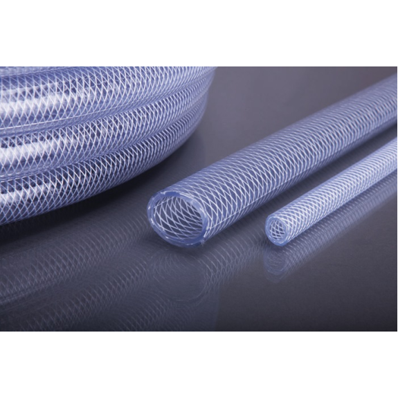 PVC-Druckluftschlauch ec 81 ID 6mm AD 12mm L.50m transp.Rl.-Beschreibung lesen