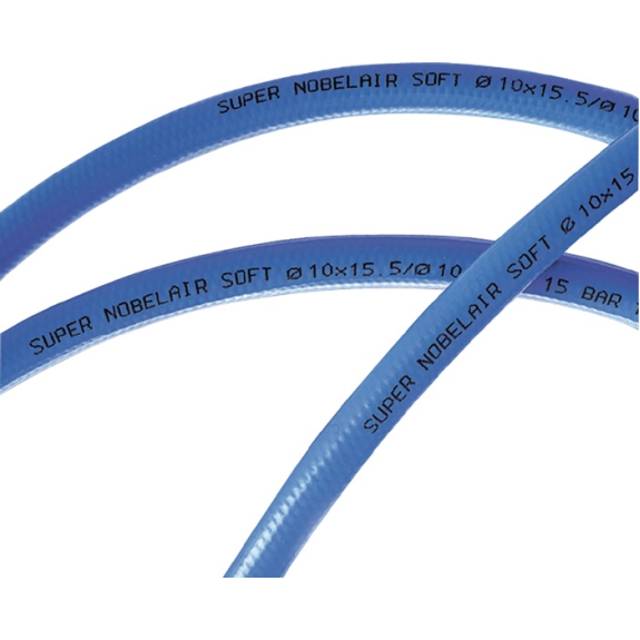 Druckluftschlauch Super Nobelair Soft ID 6,m AD 11mm L.50m blau-Beschreibung lesen