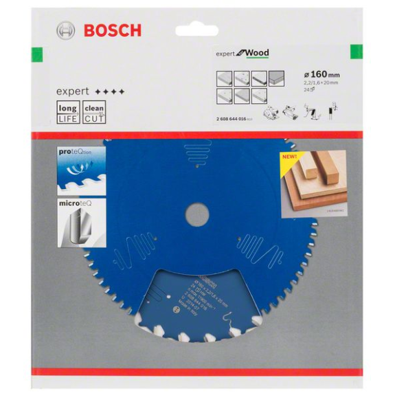 Kreissägeblt Expert for Wood AD 160mm Z.24 WZ Bohr.20mm Schnitt-B.2,2mm Kreissägeblt Expert for Wood AD 160mm Z.24 WZ Bohr.20mm Schnitt-B.2,2mm-Beschreibung lesen