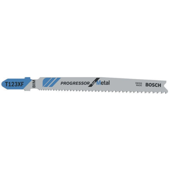 Stichsägeblt T 123 X Gesamt-L.100mm Zahnt.1,2-2,6mm HSS 3 St./Karte-Beschreibung lesen