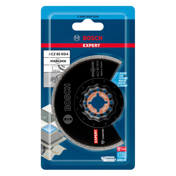 Segmentsägeblt Expert ACZ85RD4 D.85mm Mörtel Starlock 10 Stück Segmentsägeblt Expert ACZ85RD4 D.85mm Mörtel Starlock 10 Stück-Beschreibung lesen