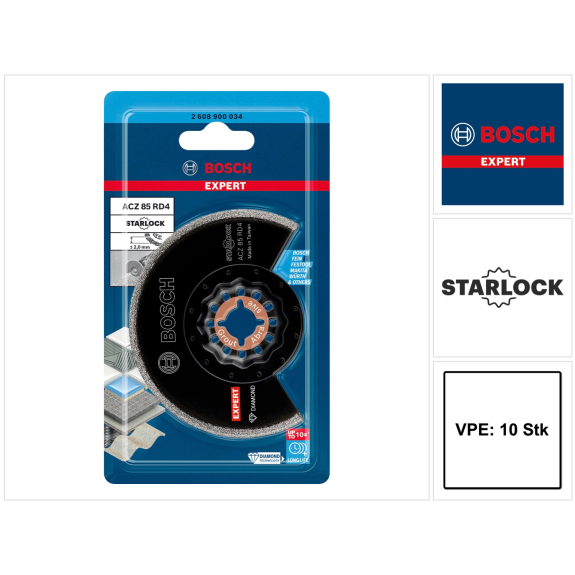 Segmentsägeblt Expert ACZ85RD4 D.85mm Mörtel Starlock 10 Stück Segmentsägeblt Expert ACZ85RD4 D.85mm Mörtel Starlock 10 Stück-Beschreibung lesen
