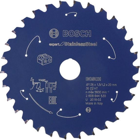 Kreissägeblt AD 136mm Z.30 HLTCG Bohr.20mm Schnitt-B.1,5mm HM-Beschreibung lesen