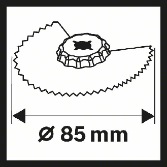 Segmentsägeblt ACZ 85 EB D.85mm BIM Starlock 10 St./Pk.-Beschreibung lesen
