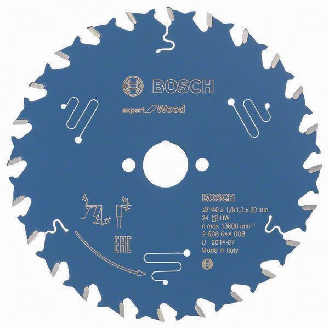 Kreissägeblt Expert for Wood AD 140mm Z.24 WZ Bohr.20mm Schnitt-B.1,8mm-Beschreibung lesen
