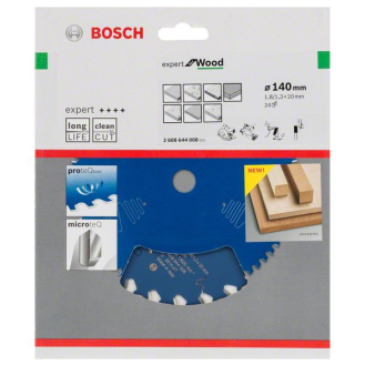 Kreissägeblt Expert for Wood AD 140mm Z.24 WZ Bohr.20mm Schnitt-B.1,8mm-Beschreibung lesen