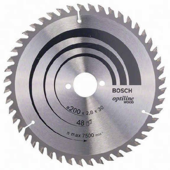 Kreissägeblt Optiline Wood AD 200mm Z.48 WZ Bohr.30mm Schnitt-B.2,8mm Kreissägeblt Optiline Wood AD 200mm Z.48 WZ Bohr.30mm Schnitt-B.2,8mm-Beschreibung lesen