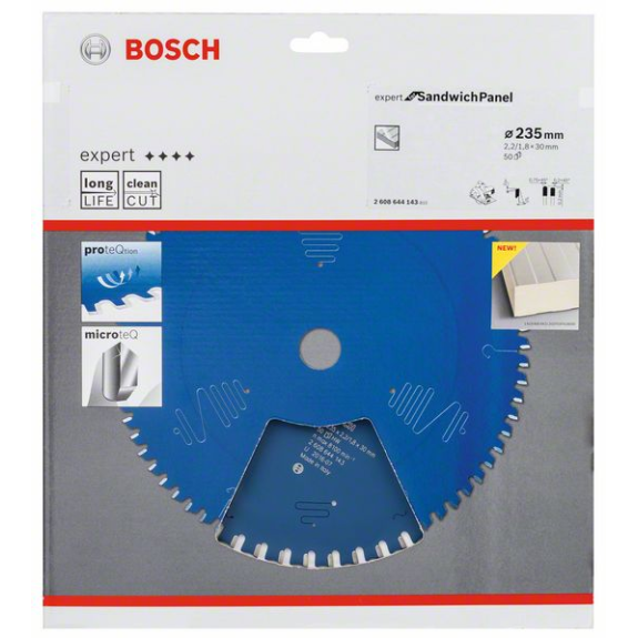 Kreissägeblt AD 235mm Z.50 MTCG Bohr.30mm Schnitt-B.2,2mm HM-Beschreibung lesen