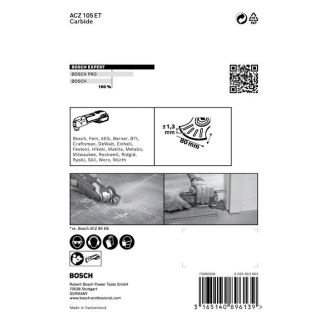 Segmentsägeblt Expert MultiMerial ACZ 105 ET D.105mm Starlock 1 St./VE-Beschreibung lesen