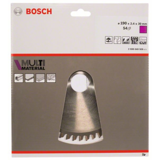 Kreissägeblt AD 190mm Z.54 HLTCG Schnitt-B.2,4mm-Beschreibung lesen