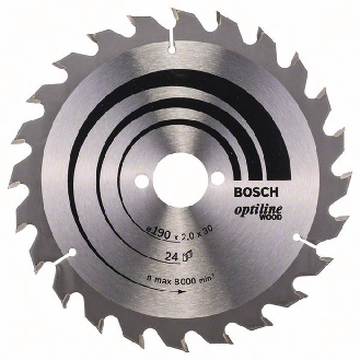 Kreissägeblt Optiline Wood AD 190mm Z.24 WZ Schnitt-B.2mm-Beschreibung lesen